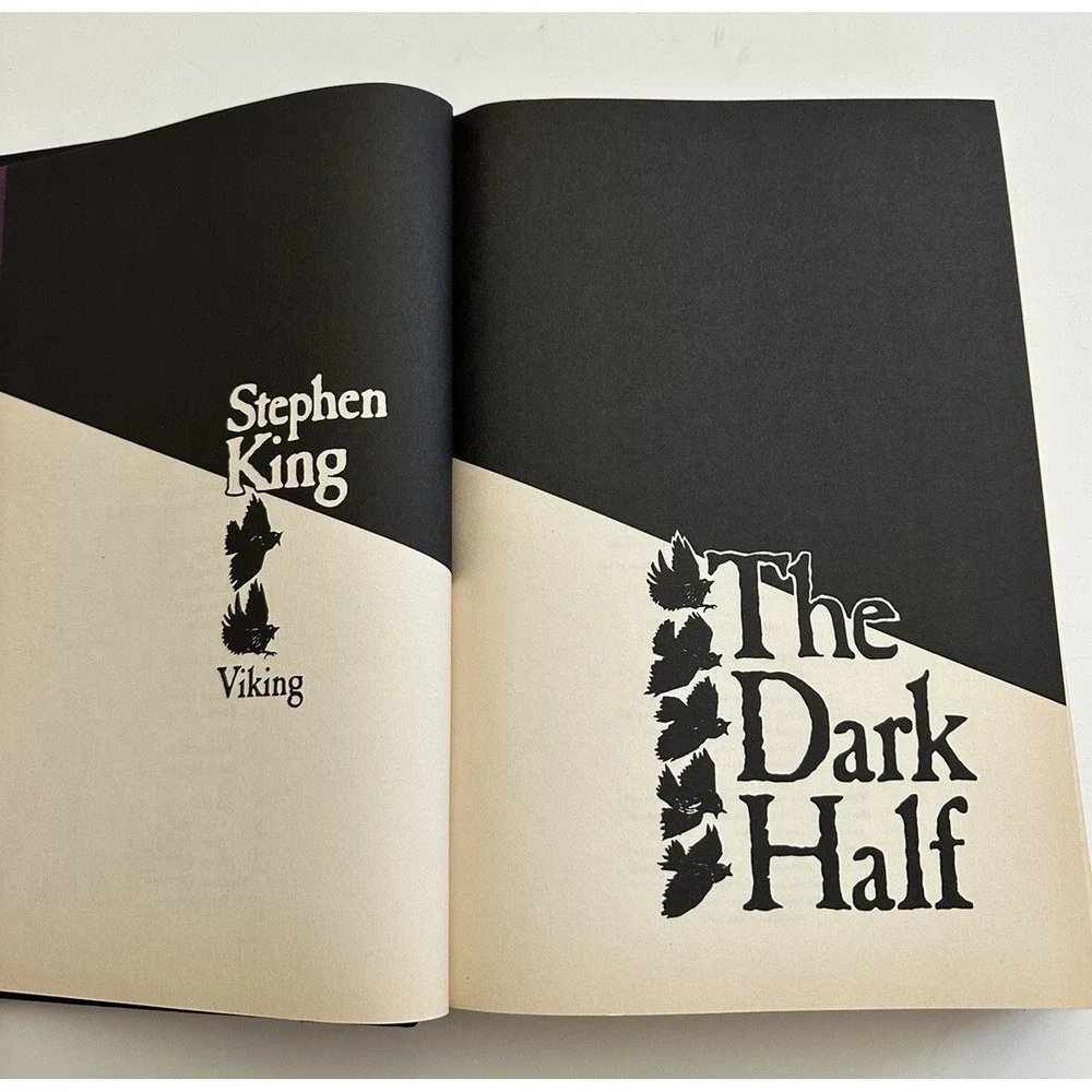 The Dark Half by Stephen King HC 1989 FIRST EDITION FIRST Printing